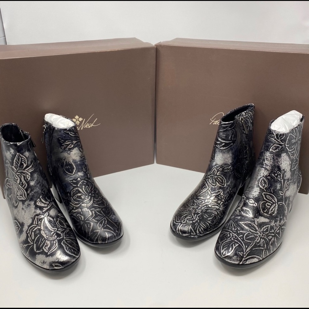 Patricia Nash Marcella Pewter Boots 10